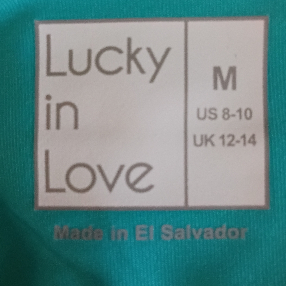 Lucky in Love Eyelet You Win Pickleball Skirt Built in Short Capri Print M NWT - Picture 6 of 13